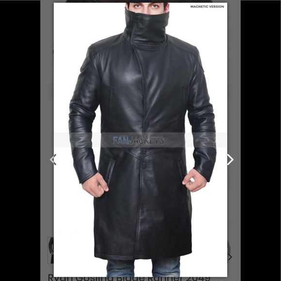 🕶Ryan Gosling Blade Runner Pu leather jacket - Picture 3 of 7